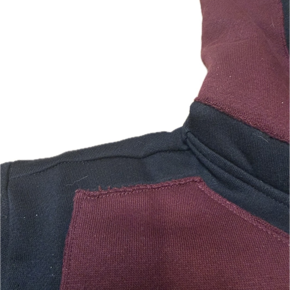Round Two Burgundy And Black Hoodie — image 4 of 6